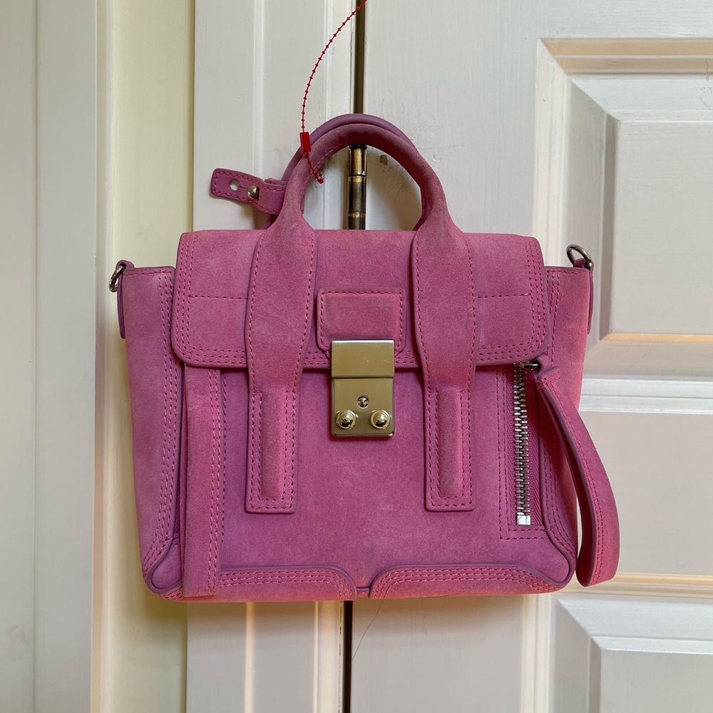 3.1 Phillip Lim Pashli Suede Pink Bag Mini Crossbody